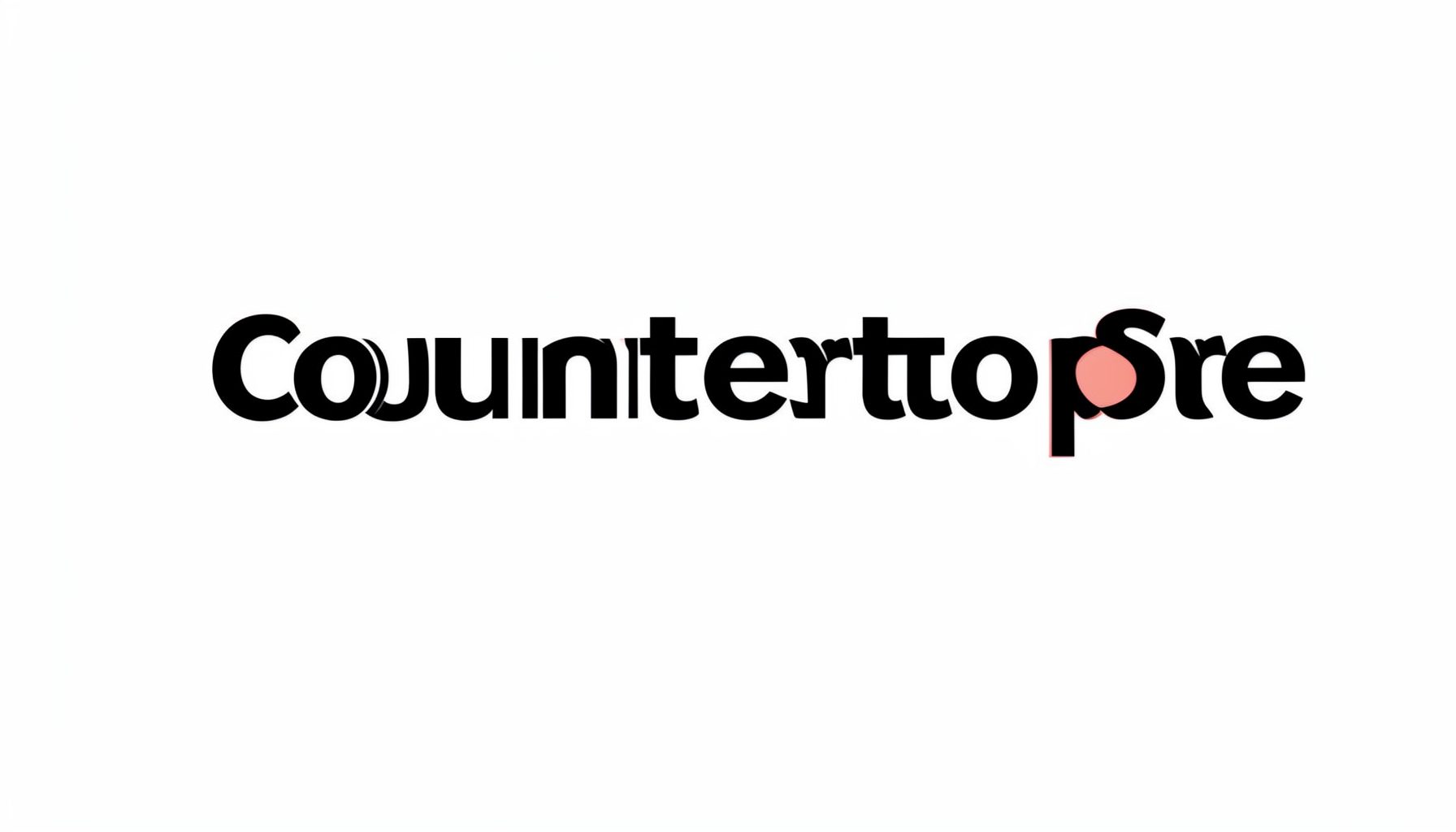 The Countertop Store logo — dark text on a clean white background with subtle red accent